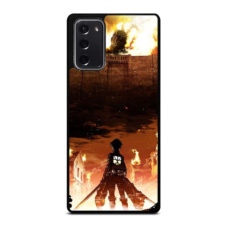 ATTACK ON TITAN ANIME Samsung Galaxy Note 20 Case Cover ATTACK ON TITAN ANIME Samsung Galaxy Note 20 Case Cover