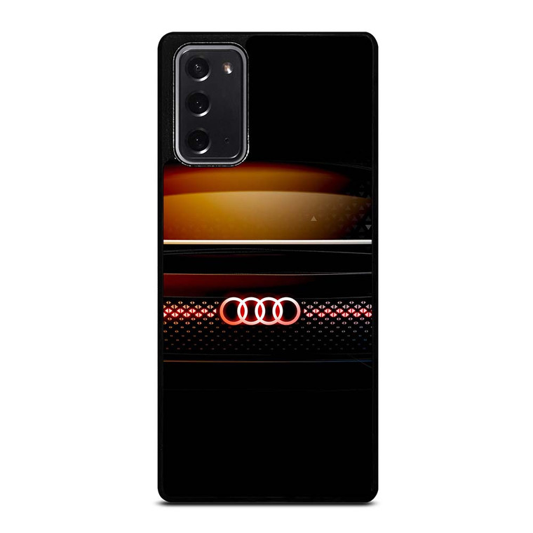 AUDI METAL GLOW LOGO Samsung Galaxy Note 20 Case Cover