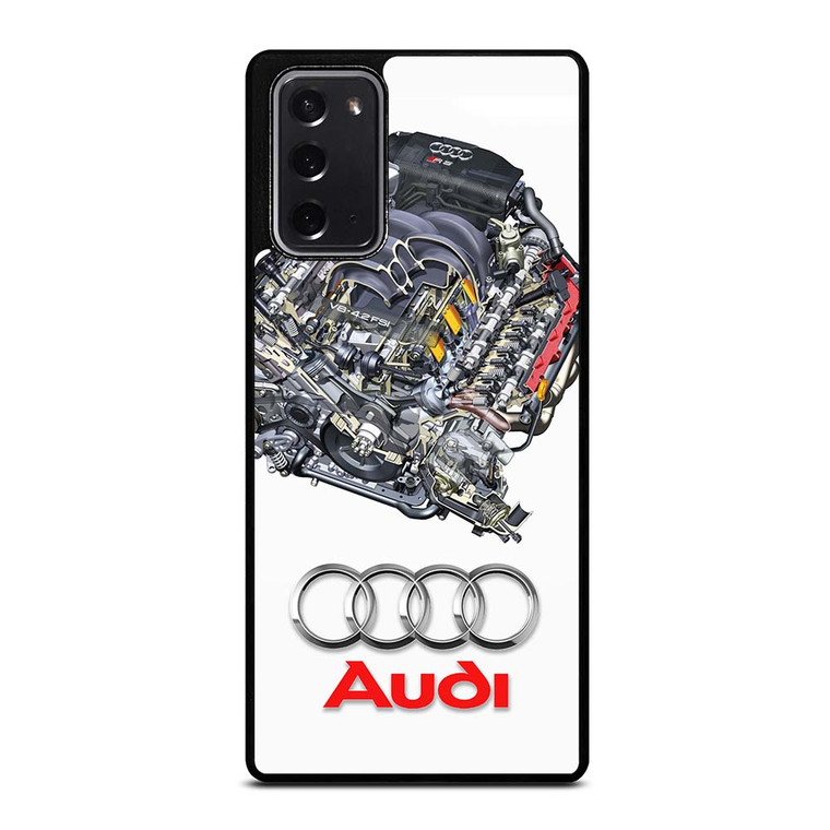 AUDI V8 FSI ENGINE LOGO Samsung Galaxy Note 20 Case Cover