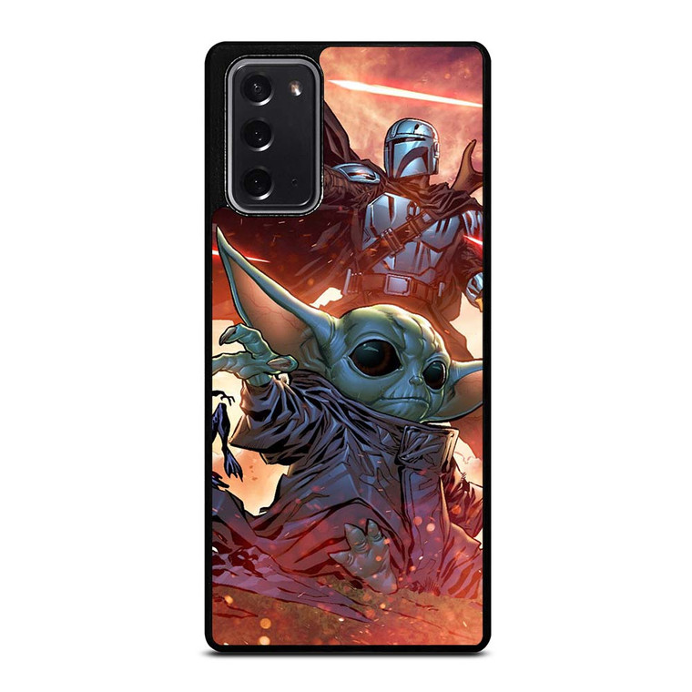 BABY YODA AND THE MANDALORIAN STAR WARS Samsung Galaxy Note 20 Case Cover BABY YODA AND THE MANDALORIAN STAR WARS Samsung Galaxy Note 20 Case Cover