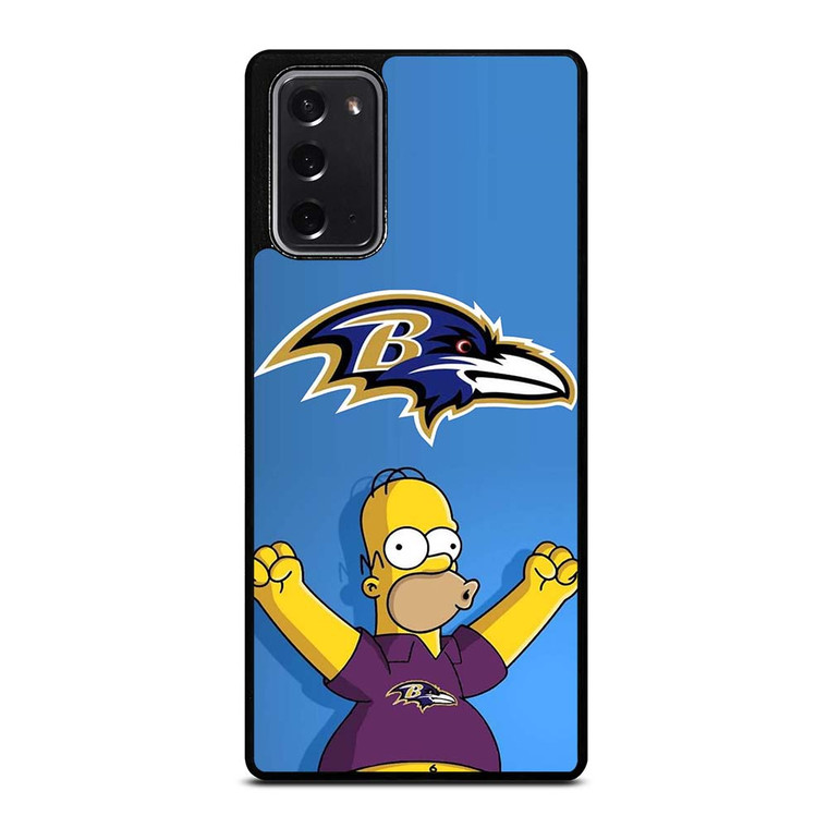 BALTIMORE RAVENS THE SIMPSON Samsung Galaxy Note 20 Case Cover