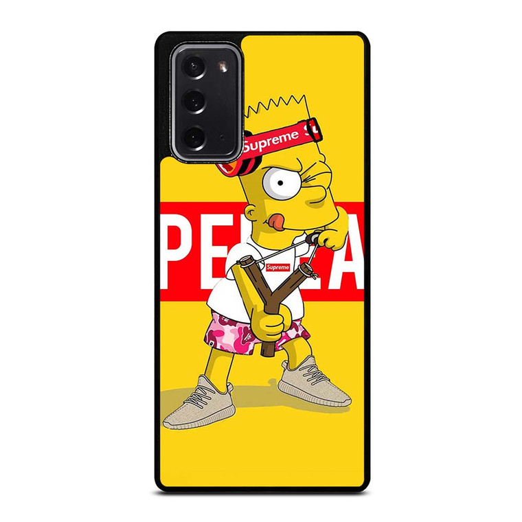 BART SIMPSON SUPREME HYPEBEAST Samsung Galaxy Note 20 Case Cover