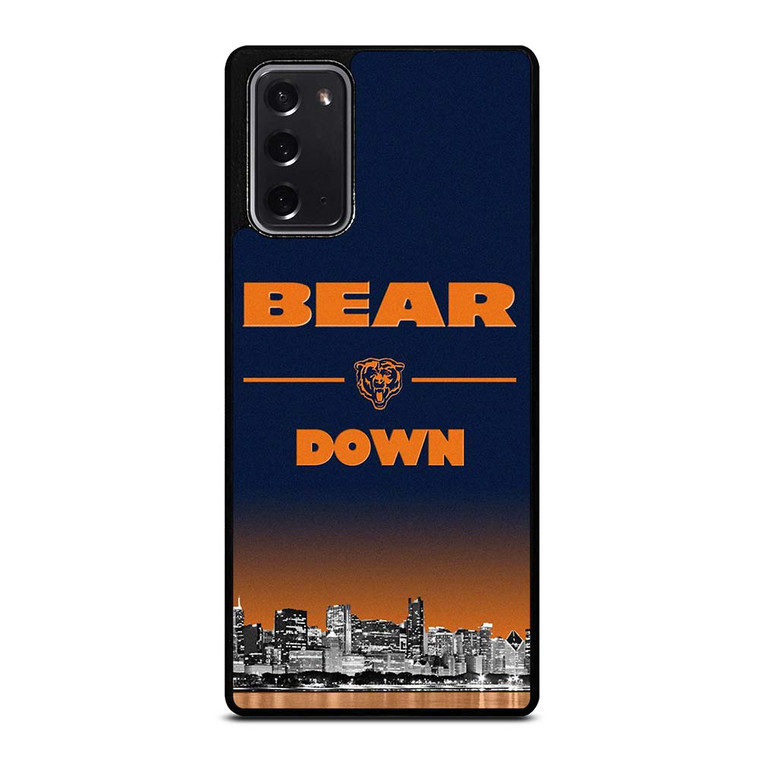 BEAR DOWN CHICAGO BEARS 3 Samsung Galaxy Note 20 Case Cover BEAR DOWN CHICAGO BEARS 3 Samsung Galaxy Note 20 Case Cover