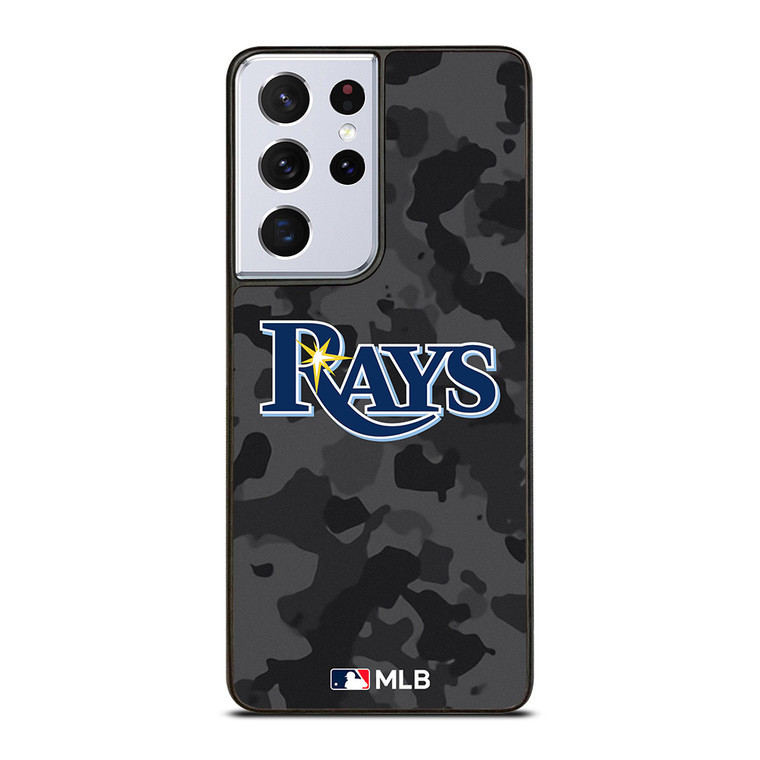 TAMPA BAY RAYS BASEBALL BLACK CAMO Samsung Galaxy S21 Ultra Case Cover
