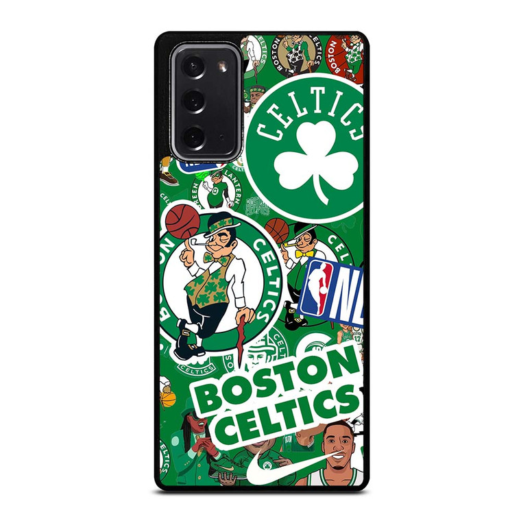 BOSTON CELTICS NBA STICKER BOMB Samsung Galaxy Note 20 Case Cover BOSTON CELTICS NBA STICKER BOMB Samsung Galaxy Note 20 Case Cover