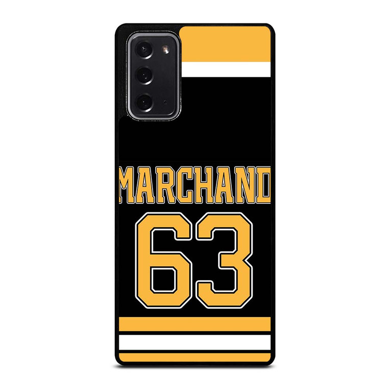 BRAD MARCHAND BOSTON BRUINS NHL Samsung Galaxy Note 20 Case Cover BRAD MARCHAND BOSTON BRUINS NHL Samsung Galaxy Note 20 Case Cover