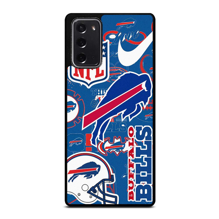 BUFFALO BILLS NFL STICKER BOMB Samsung Galaxy Note 20 Case Cover