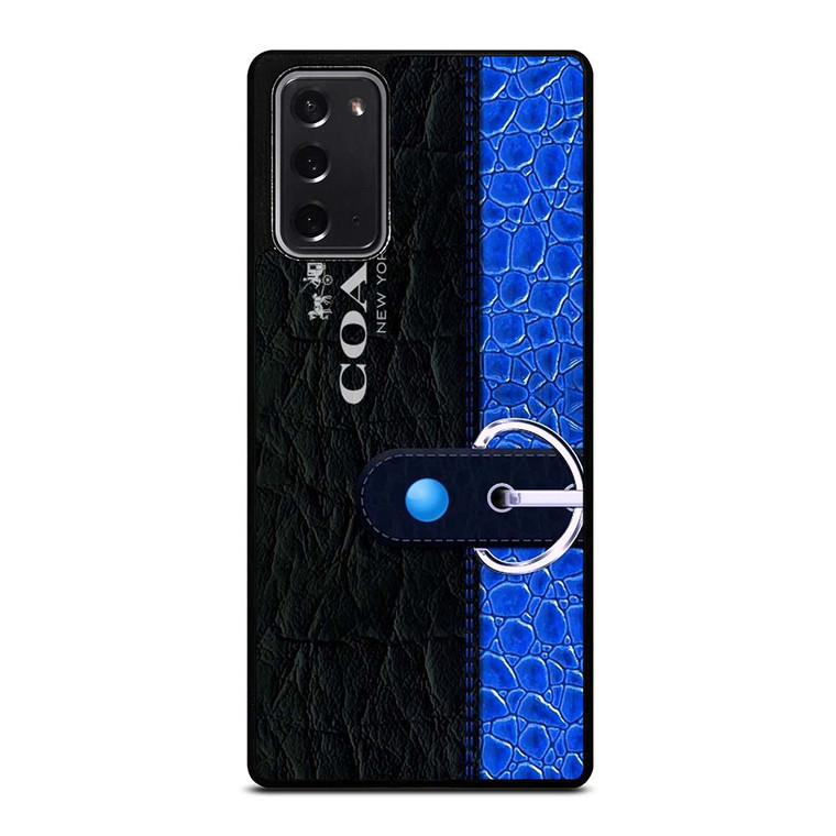 COACH BAG BLUE Samsung Galaxy Note 20 Case Cover COACH BAG BLUE Samsung Galaxy Note 20 Case Cover