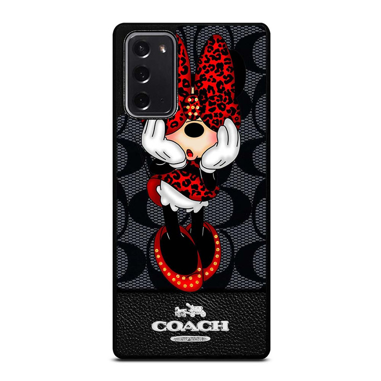 COACH MINNIE MOUSE 2 Samsung Galaxy Note 20 Case Cover COACH MINNIE MOUSE 2 Samsung Galaxy Note 20 Case Cover