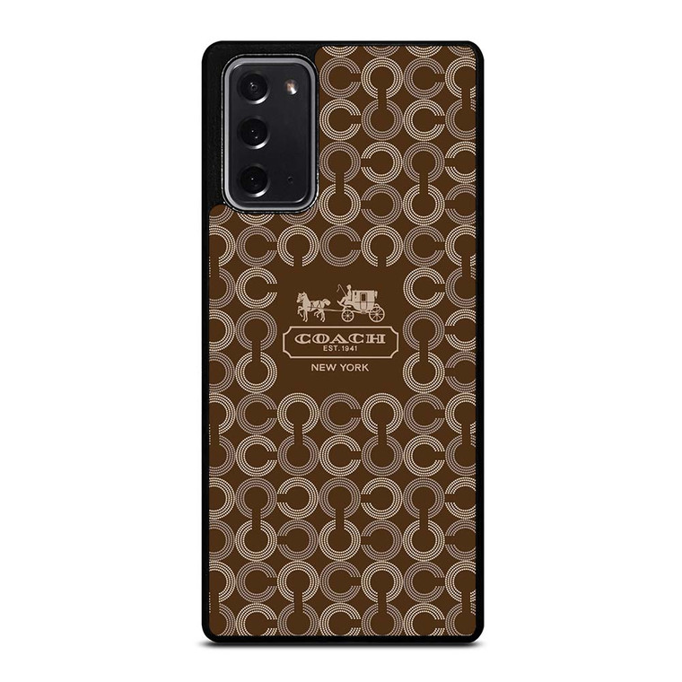 COACH NEW YORK 1941 Samsung Galaxy Note 20 Case Cover COACH NEW YORK 1941 Samsung Galaxy Note 20 Case Cover