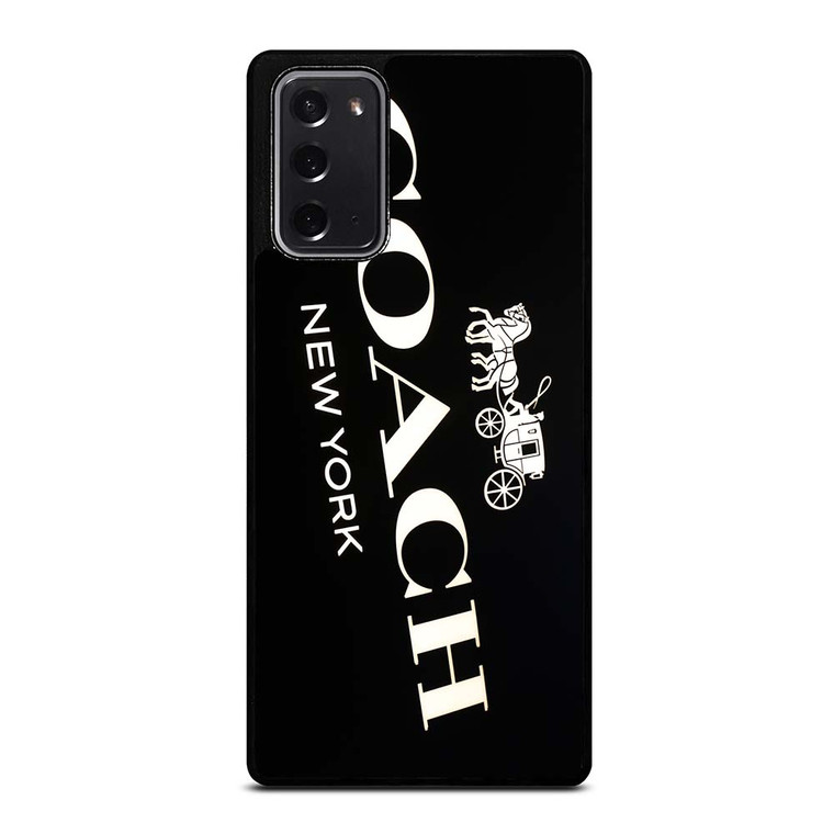 COACH NEW YORK LOGO 3 Samsung Galaxy Note 20 Case Cover COACH NEW YORK LOGO 3 Samsung Galaxy Note 20 Case Cover