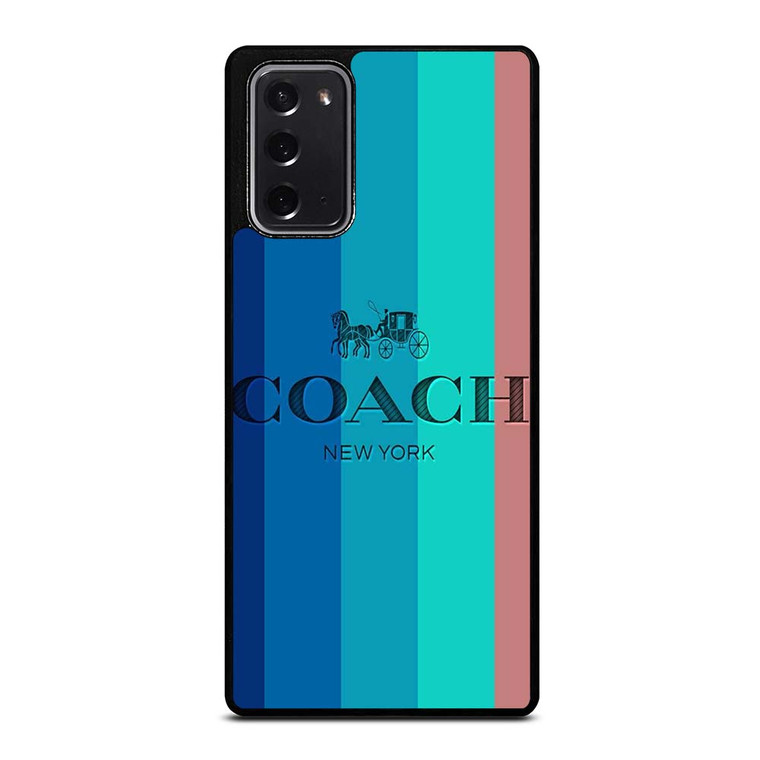 COACH NEW YORK STRIPES Samsung Galaxy Note 20 Case Cover COACH NEW YORK STRIPES Samsung Galaxy Note 20 Case Cover