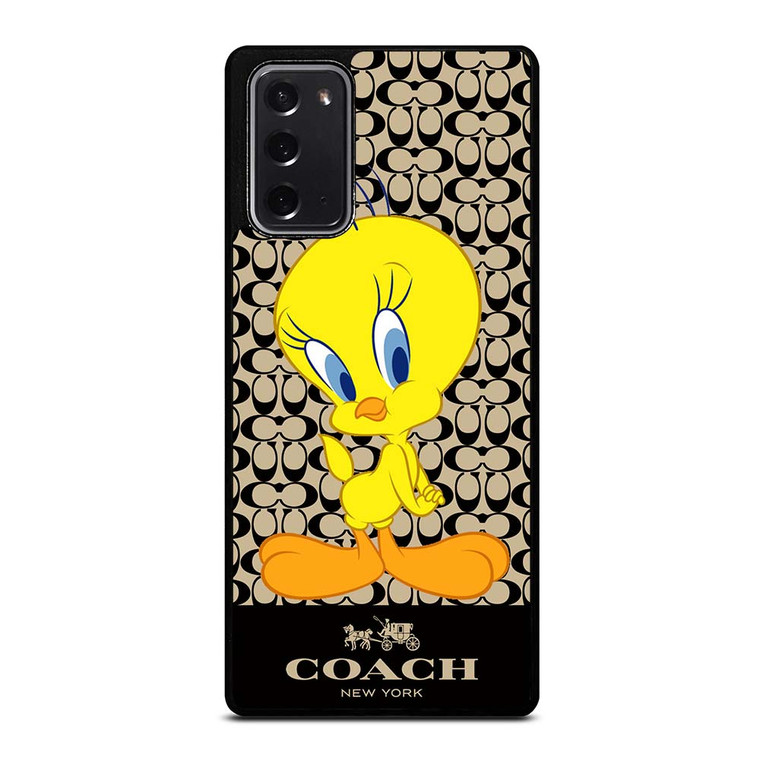 COACH NEW YORK TWEETY BIRD Samsung Galaxy Note 20 Case Cover