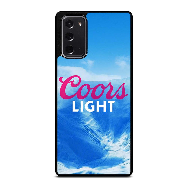 COORS LIGHT BEER ICED MOUNT Samsung Galaxy Note 20 Case Cover