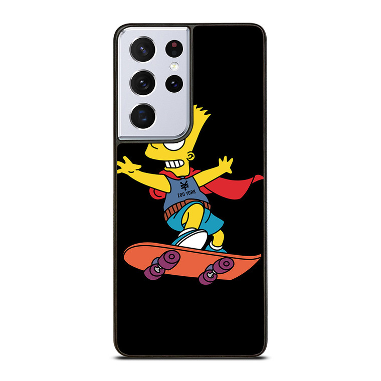 THE SIMPSONS ZOO YORK SKATEBOARD Samsung Galaxy S21 Ultra Case Cover