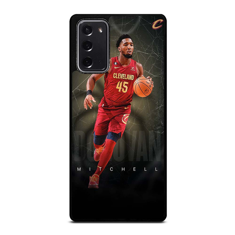 DONOVAN MITCHELL CLEVELAND CAVALIERS Samsung Galaxy Note 20 Case Cover