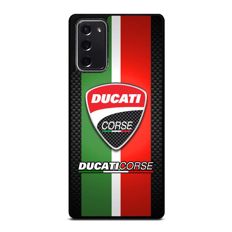 DUCATI CORSE CARBON LOGO Samsung Galaxy Note 20 Case Cover