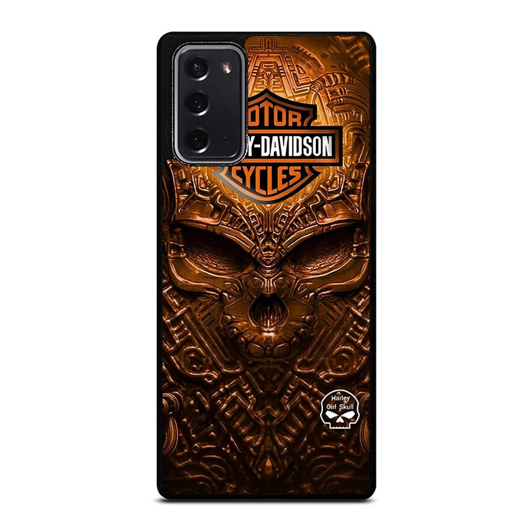 HARLEY DAVIDSON SKULL METAL MOTOR Samsung Galaxy Note 20 Case Cover