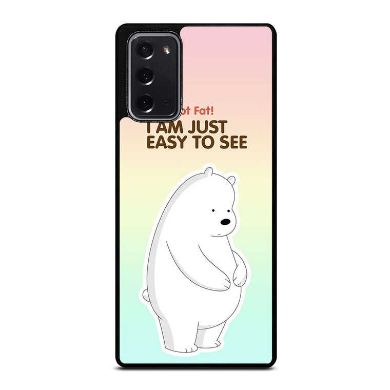ICE BEAR WE BARE BEARS CARTOON Samsung Galaxy Note 20 Case Cover