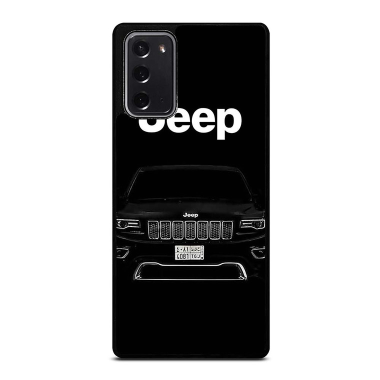 JEEP BLACK CAR Samsung Galaxy Note 20 Case Cover