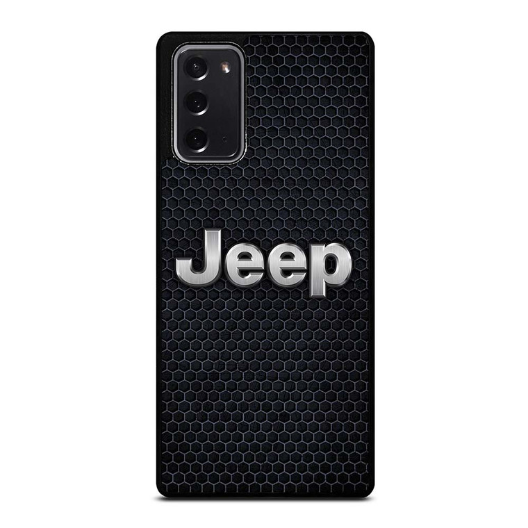 JEEP BLACK METAL LOGO Samsung Galaxy Note 20 Case Cover