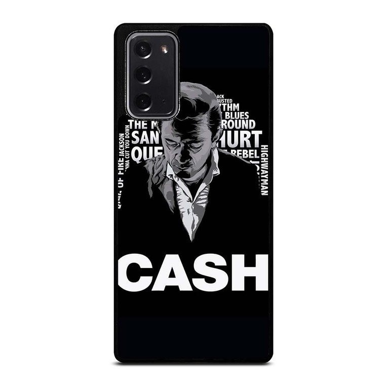 JOHNNY CASH MIDDLE CLIPART Samsung Galaxy Note 20 Case Cover