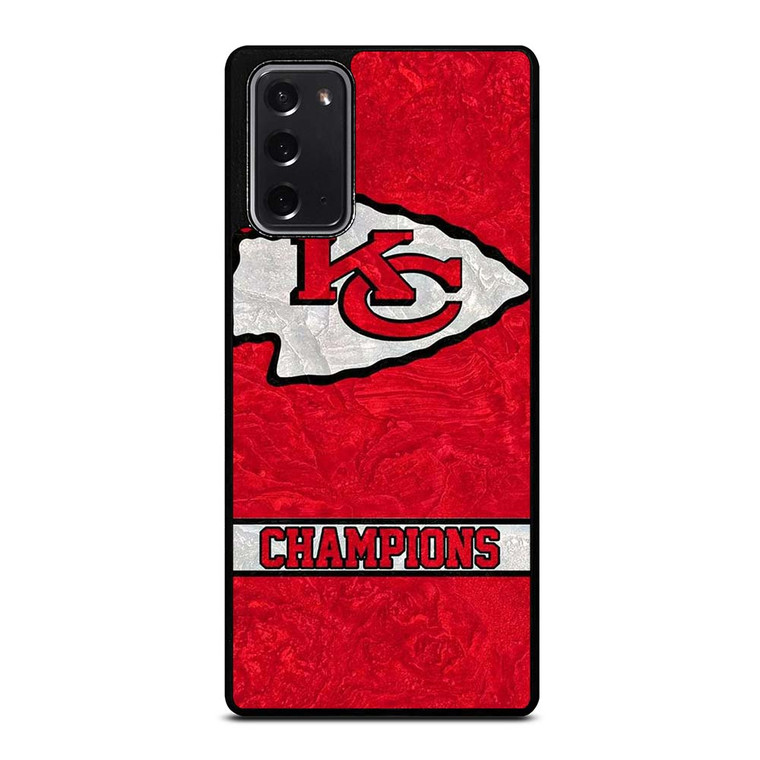 KANSAS CITY CHIEFS CHAMPIONS Samsung Galaxy Note 20 Case Cover