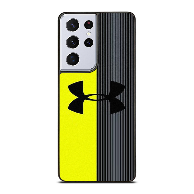 UNDER ARMOUR YELLOW STRIPE Samsung Galaxy S21 Ultra Case Cover