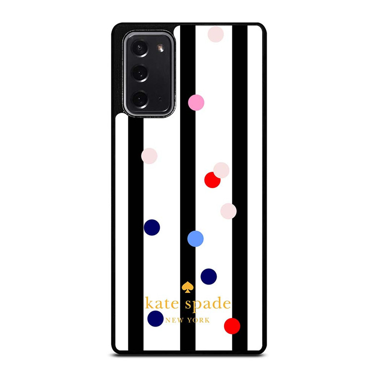 KATE SPADE STRIPE POLKADOTS Samsung Galaxy Note 20 Case Cover