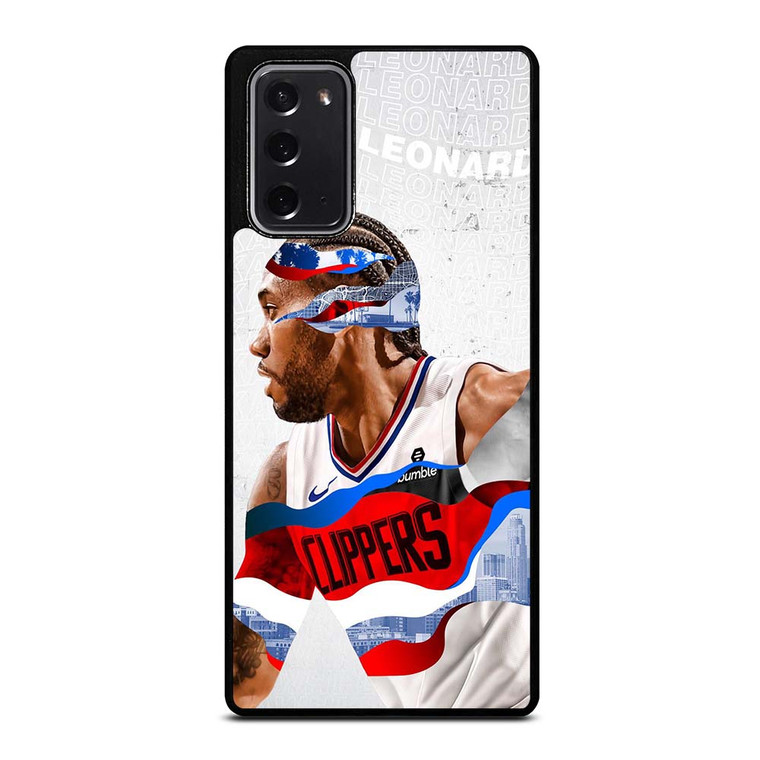 KAWHI LEONARD LOS ANGELES CLIPPERS Samsung Galaxy Note 20 Case Cover