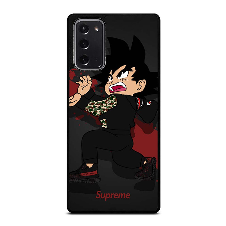 KIDS GOKU BAPE SUPREME Samsung Galaxy Note 20 Case Cover KIDS GOKU BAPE SUPREME Samsung Galaxy Note 20 Case Cover