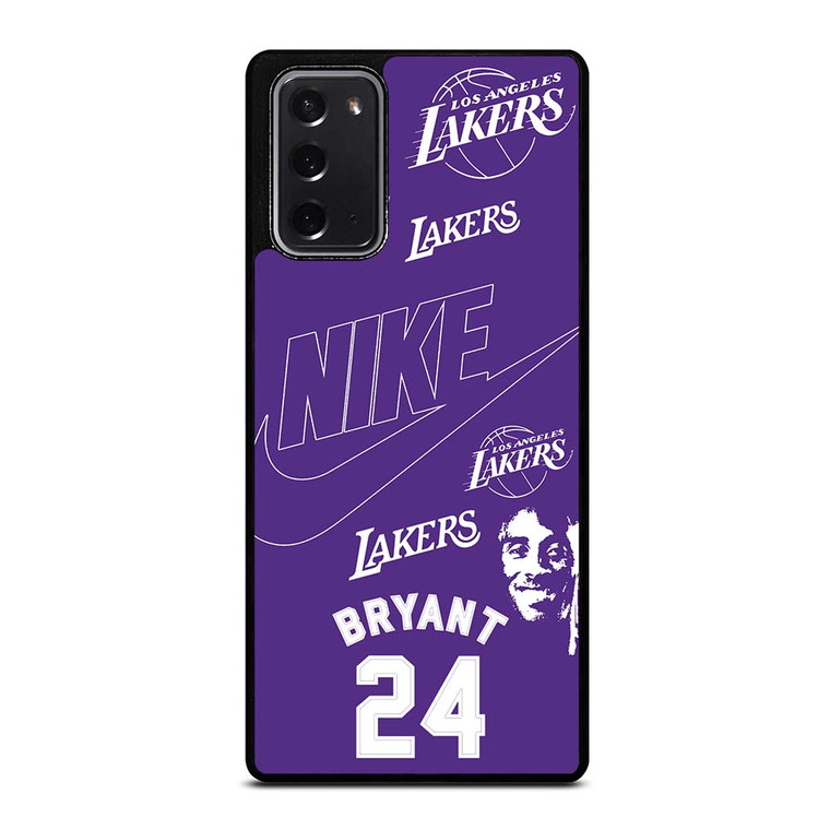 KOBER BRYANT LAKERS NIKE PURPLE Samsung Galaxy Note 20 Case Cover