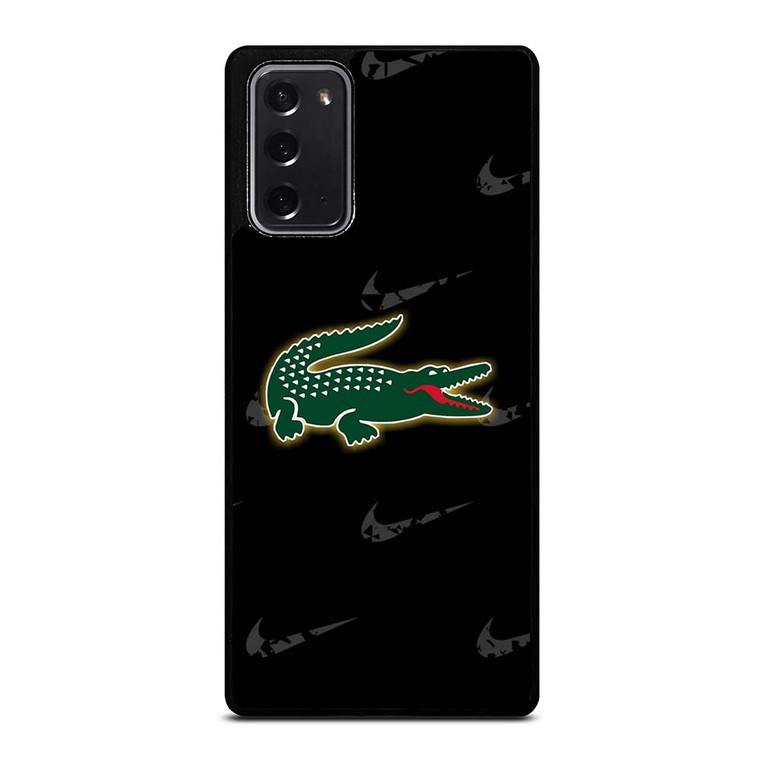LACOSTE X NIKE PATTERN Samsung Galaxy Note 20 Case Cover LACOSTE X NIKE PATTERN Samsung Galaxy Note 20 Case Cover