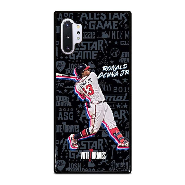 ATLANTA BRAVES ACUNA SHOOT WALL Samsung Galaxy Note 10 Plus Case Cover