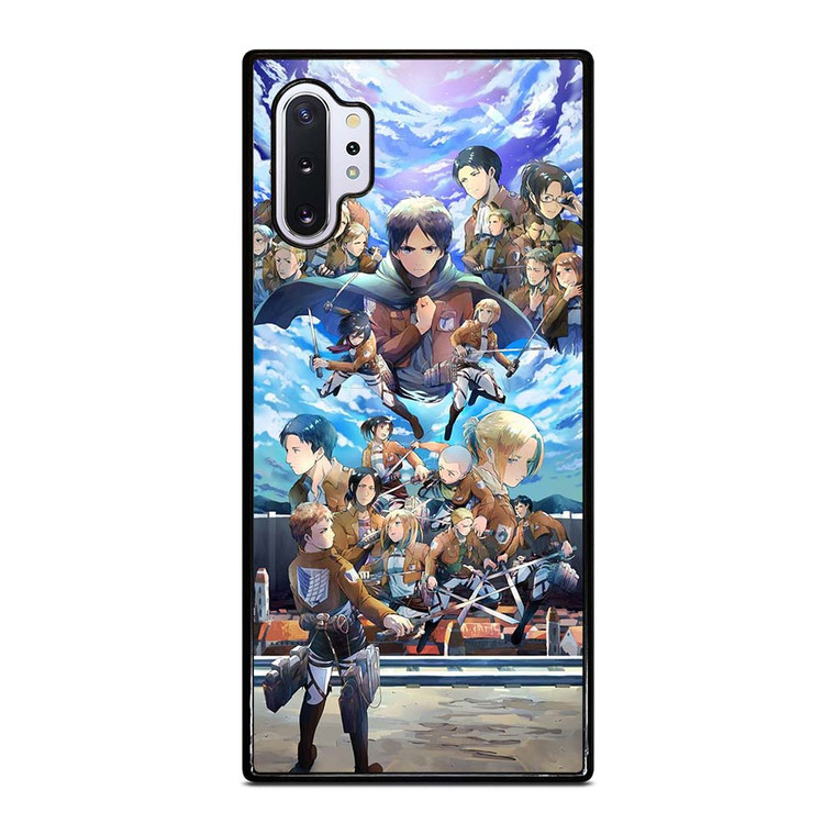 ATTACK ON TITAN ANIME CHARACTER Samsung Galaxy Note 10 Plus Case Cover ATTACK ON TITAN ANIME CHARACTER Samsung Galaxy Note 10 Plus Case Cover
