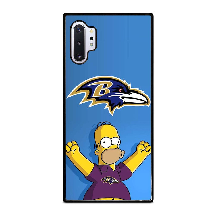 BALTIMORE RAVENS THE SIMPSON Samsung Galaxy Note 10 Plus Case Cover