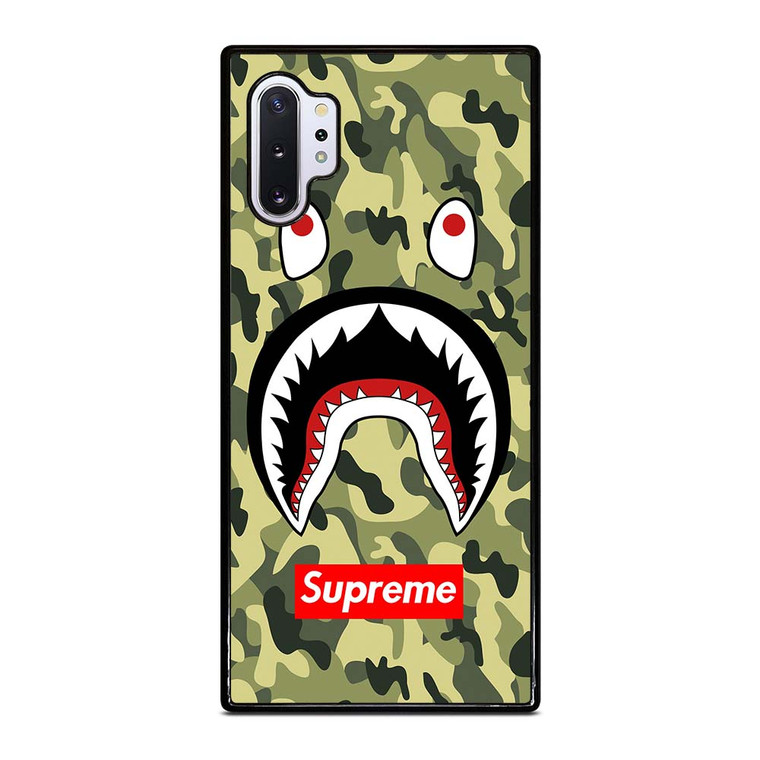 BAPE BATHING CAMO SHARK SUPREME Samsung Galaxy Note 10 Plus Case Cover