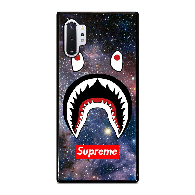 BAPE CAMO SHARK SUPREME NEBULA Samsung Galaxy Note 10 Plus Case Cover