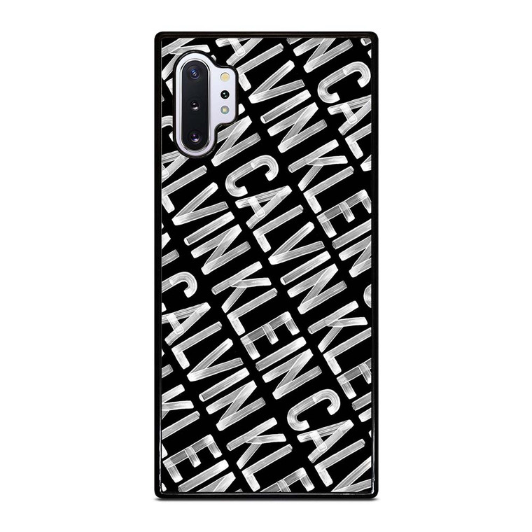 CALVIN KLEIN LOGO PATTERN Samsung Galaxy Note 10 Plus Case Cover