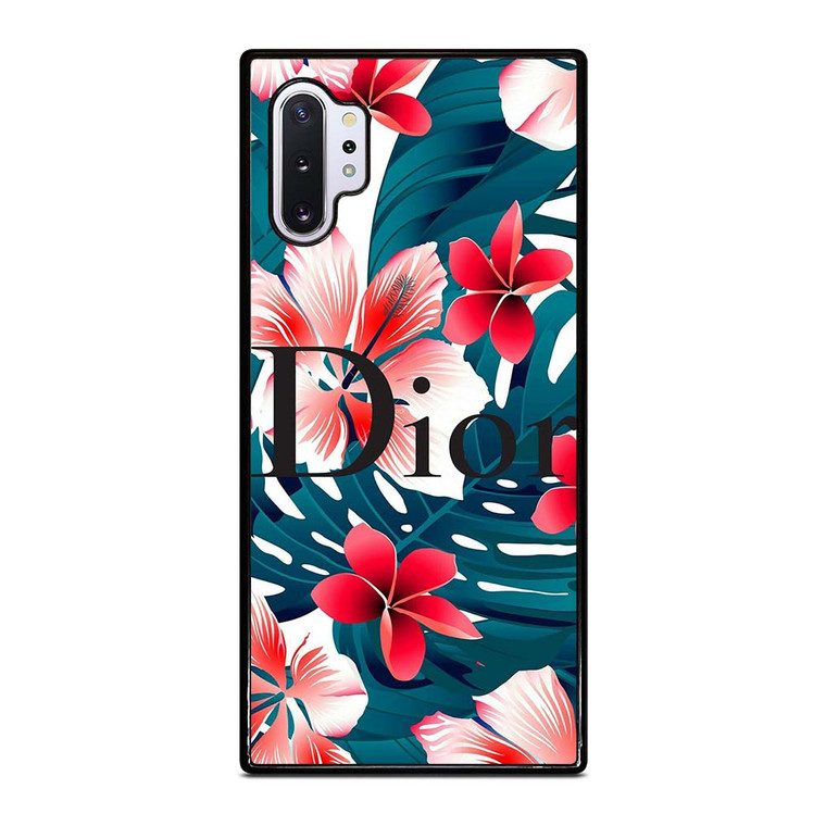 CHRISTIAN DIOR HIBISCUS FLOWER Samsung Galaxy Note 10 Plus Case Cover