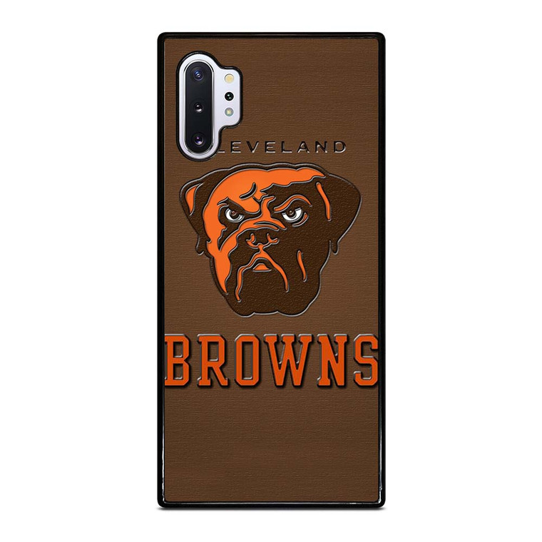 CLEVELAND BROWNS DOG NFL MASCOT Samsung Galaxy Note 10 Plus Case Cover