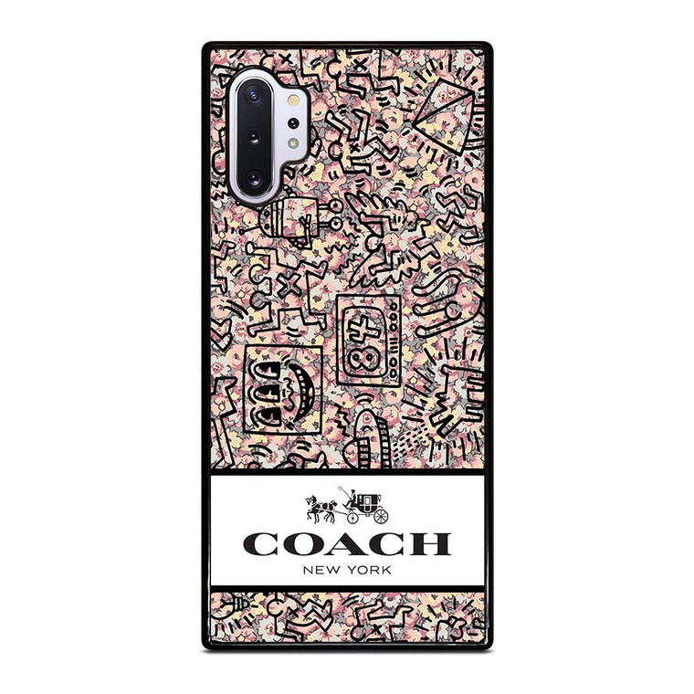 COACH NEW YORK ABSTRACK Samsung Galaxy Note 10 Plus Case Cover