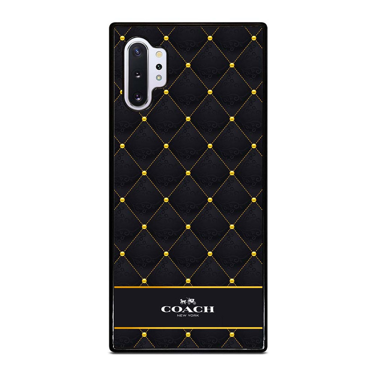 COACH NEW YORK GOLD PATTERN Samsung Galaxy Note 10 Plus Case Cover COACH NEW YORK GOLD PATTERN Samsung Galaxy Note 10 Plus Case Cover