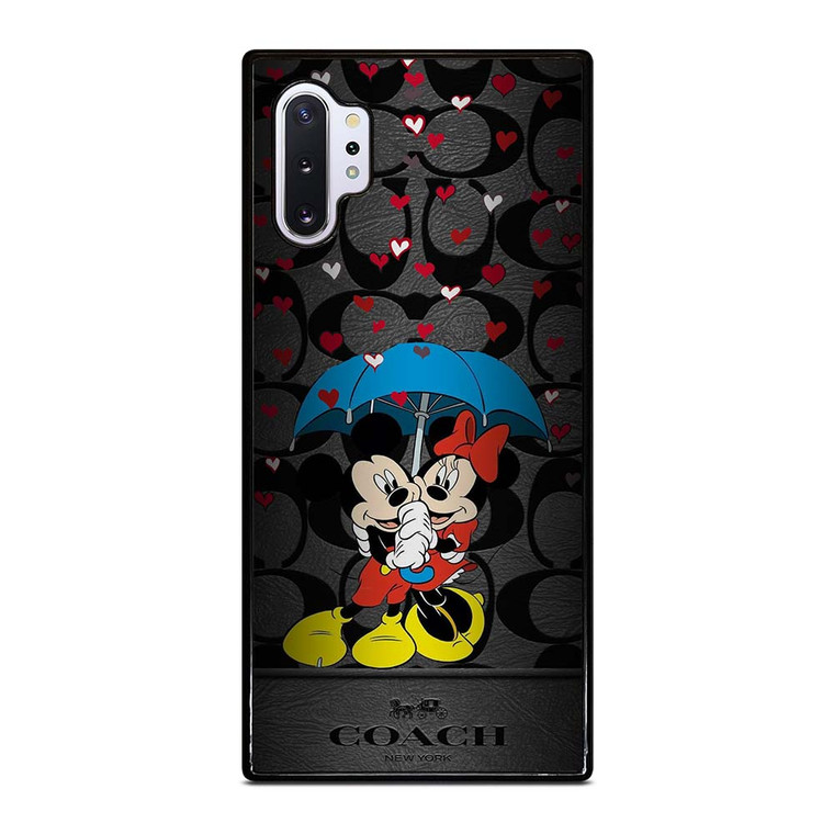 COACH NEW YORK MICKEY MINNIE MOUSE UMBRELLA Samsung Galaxy Note 10 Plus Case Cover COACH NEW YORK MICKEY MINNIE MOUSE UMBRELLA Samsung Galaxy Note 10 Plus Case Cover
