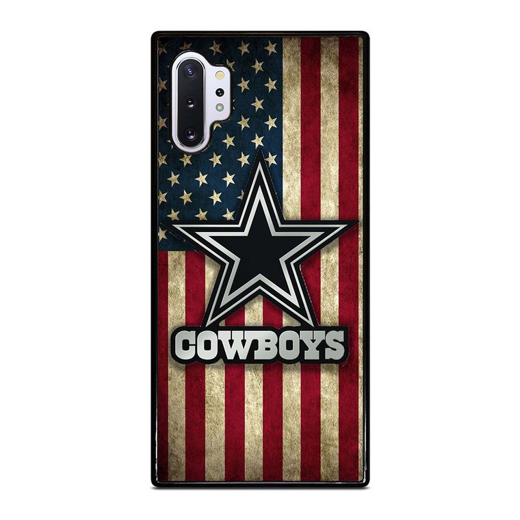 DALLAS COWBOYS AMERICAN FLAG Samsung Galaxy Note 10 Plus Case Cover