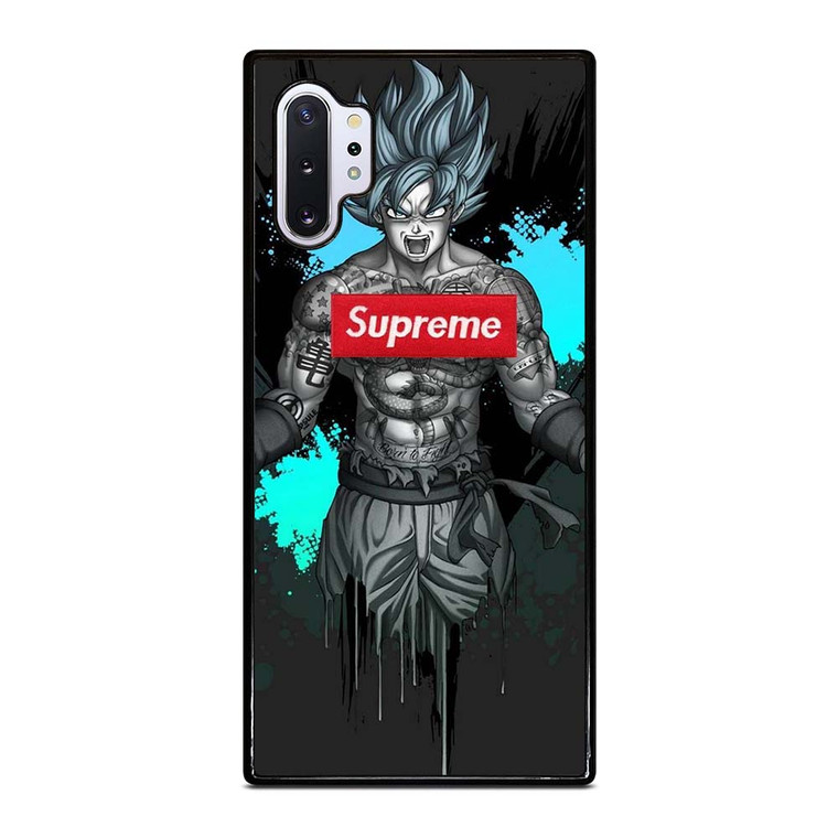 GOKU SUPREME SPLASH PAINT EFFECT Samsung Galaxy Note 10 Plus Case Cover GOKU SUPREME SPLASH PAINT EFFECT Samsung Galaxy Note 10 Plus Case Cover