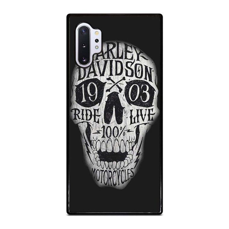 HARLEY DAVIDSON 1903 SKULL Samsung Galaxy Note 10 Plus Case Cover