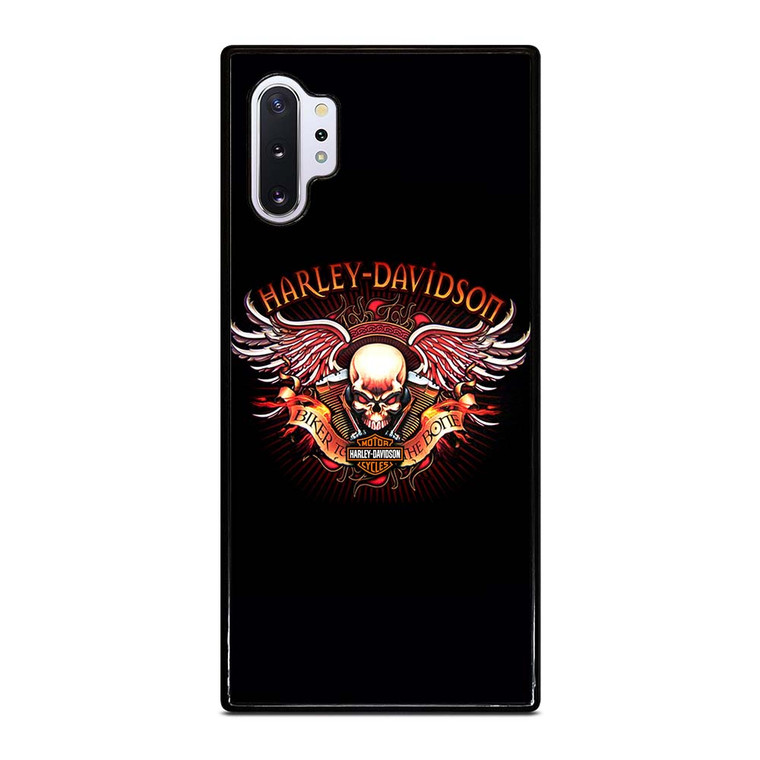 HARLEY DAVIDSON WING SKULL LOGO Samsung Galaxy Note 10 Plus Case Cover