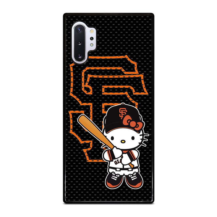 HELLO KITTY SAN FRANCISCO GIANTS MLB Samsung Galaxy Note 10 Plus Case Cover