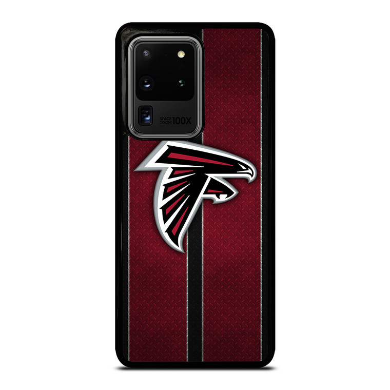 ATLANTA FALCONS NFL METAL STRIPE Samsung Galaxy S20 Ultra Case Cover